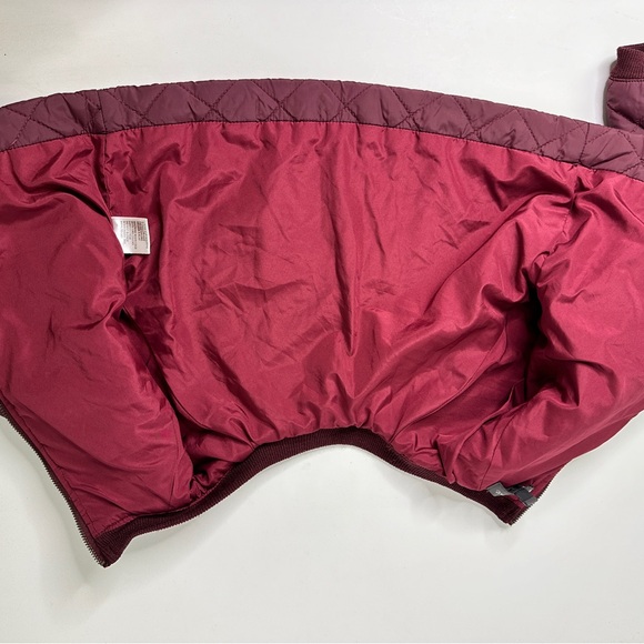 Pompomme Burgundy Quilted Jacket - Picture 8 of 11